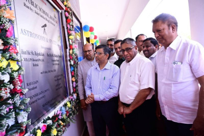 Inaugurated Rohtak’s first Astronomy and Space Lab at Jain Public School, Rohtak. Hon’ble Education Minister of Haryana, Mahipal Dhanda, graced the occasion as the Chief Guest.